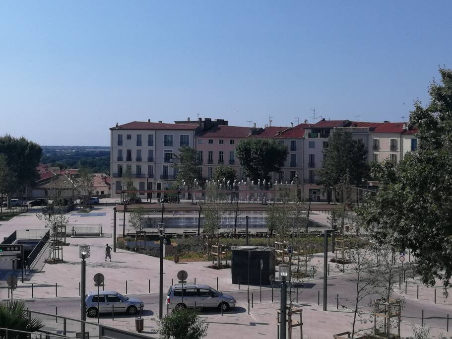 Nice view with the fontain
