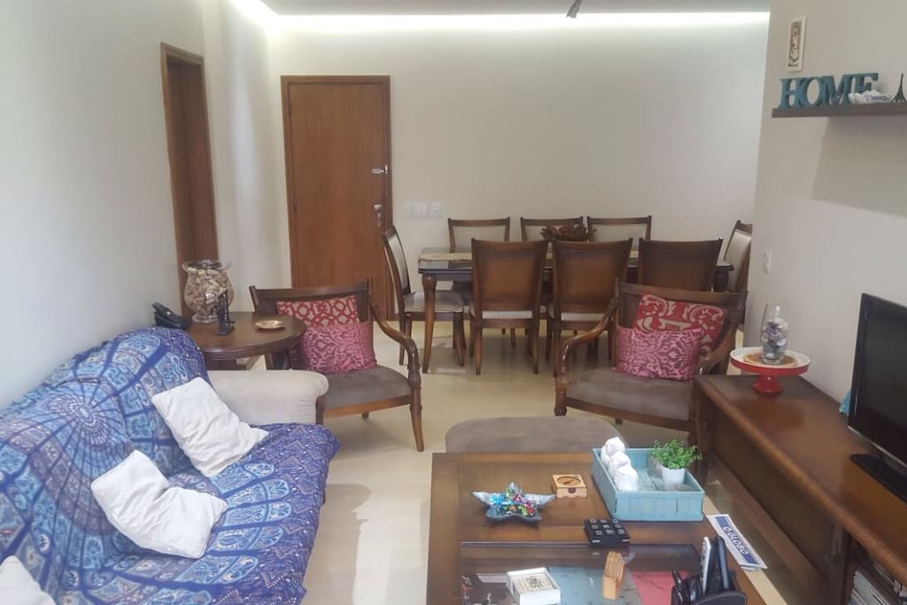 Dinning (table for 8) and living room ( TV and board games)
