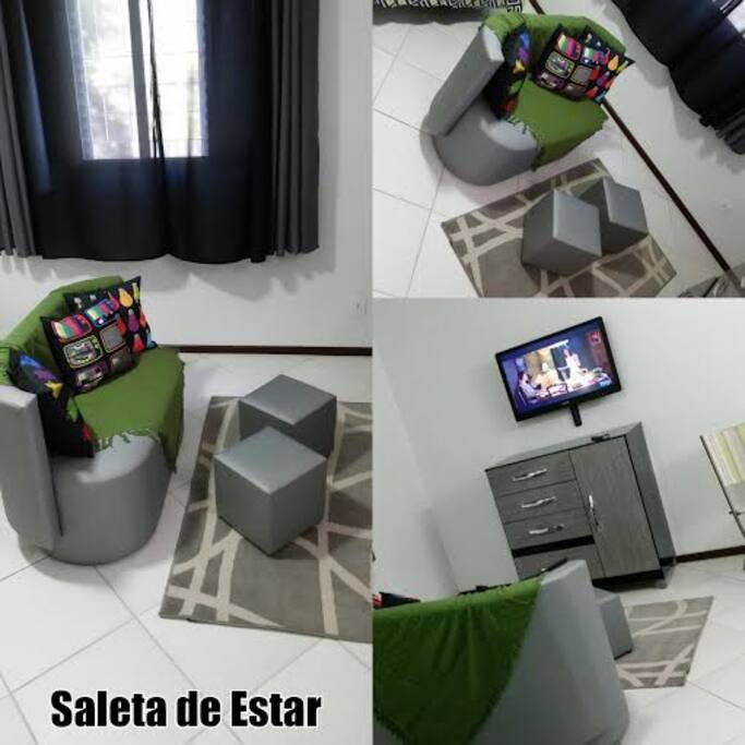 Saleta com TV e Ar-condicionado