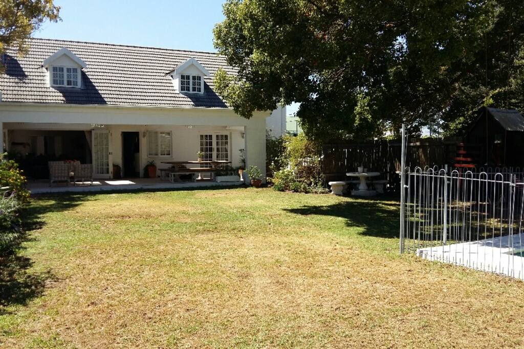 View of house from garden