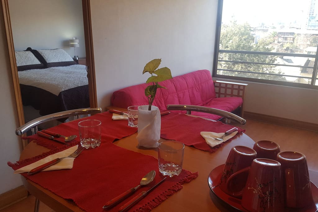 comedor y zona de trabajo