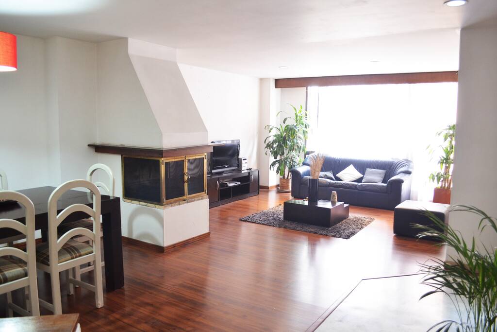Living room. Led light.