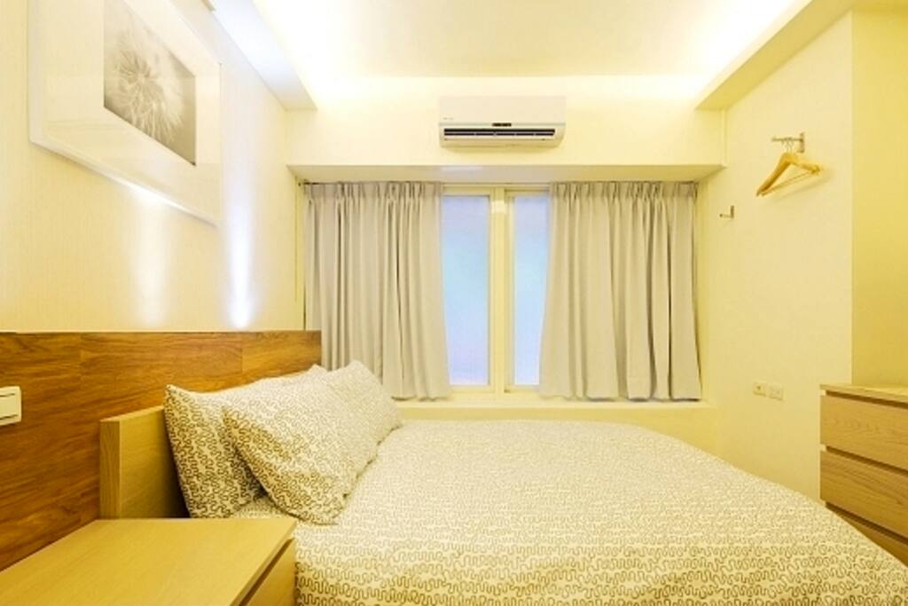 modern decoration and comfy bed!