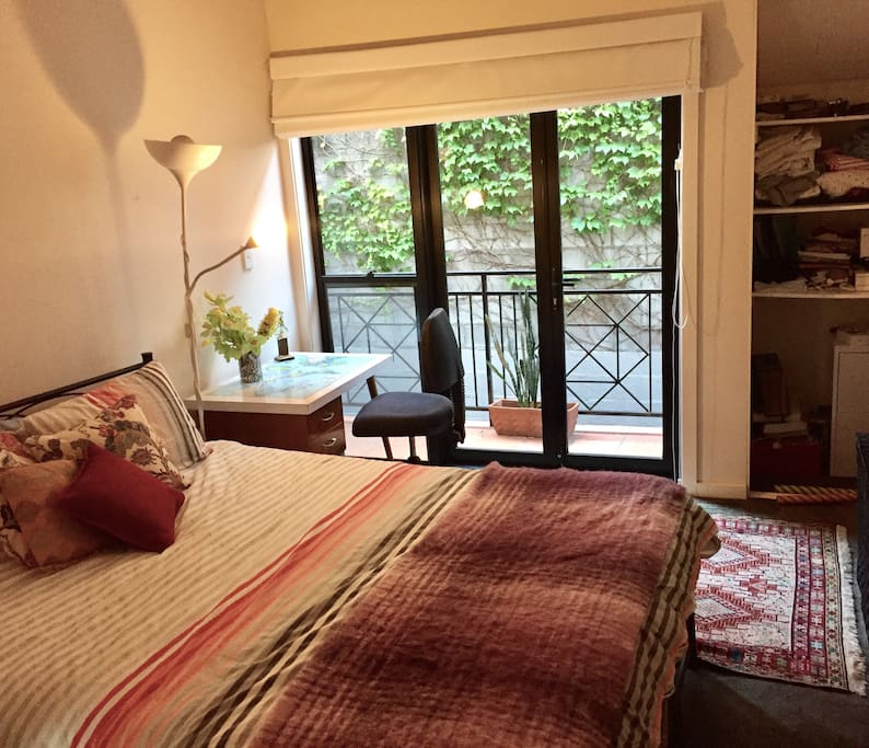 Second bedroom with balcony