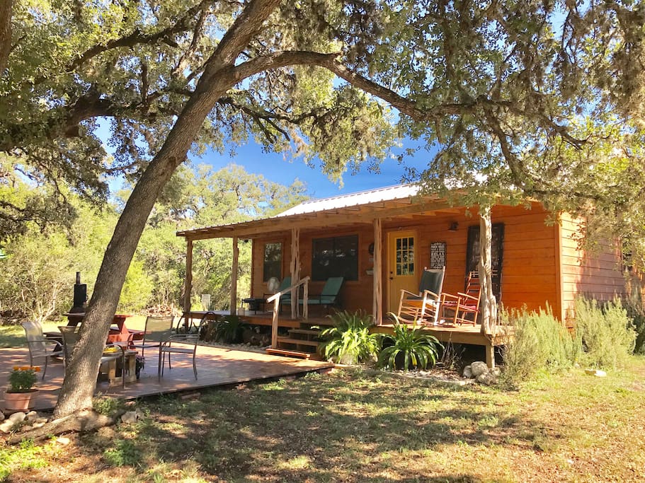 Four Sisters Ranch Cabin, Utopia, TX Cabins for Rent in Utopia, Texas, United States