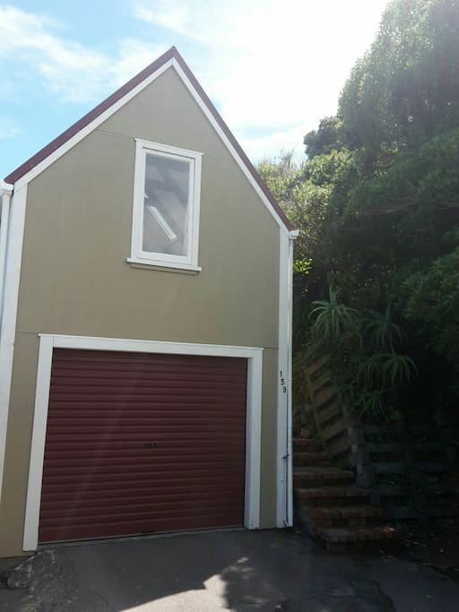 Private location above our garage.