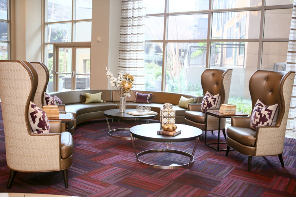Lobby sitting area