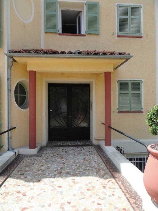 The entrance