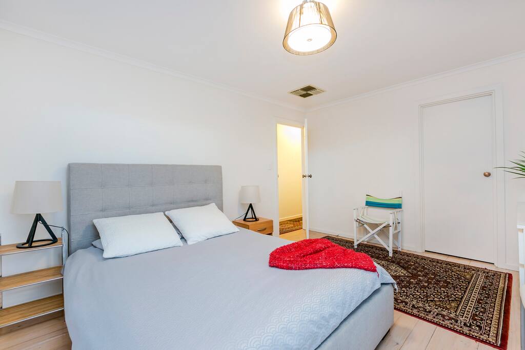 Your bedroom with walk in robe