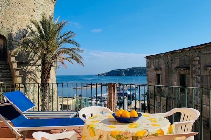 House with Torrione view in Forio d 'Ischia