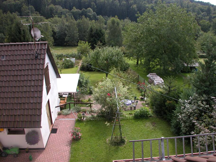 Aussicht vom Wohn-/Esszimmer