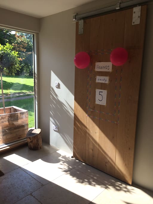 Lovely light filled entry hall, wide doors, large bottom just inside front entrance