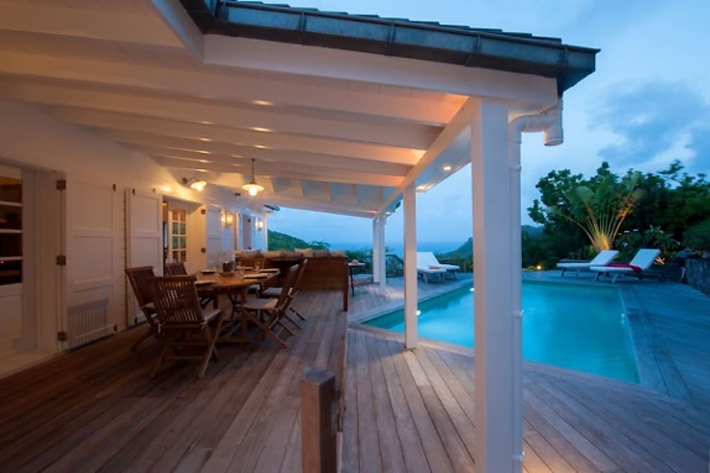 Piscine nuit