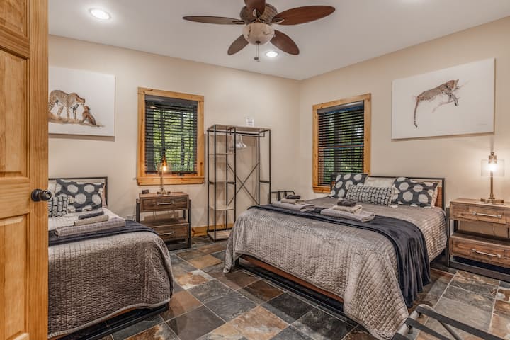 African bedroom