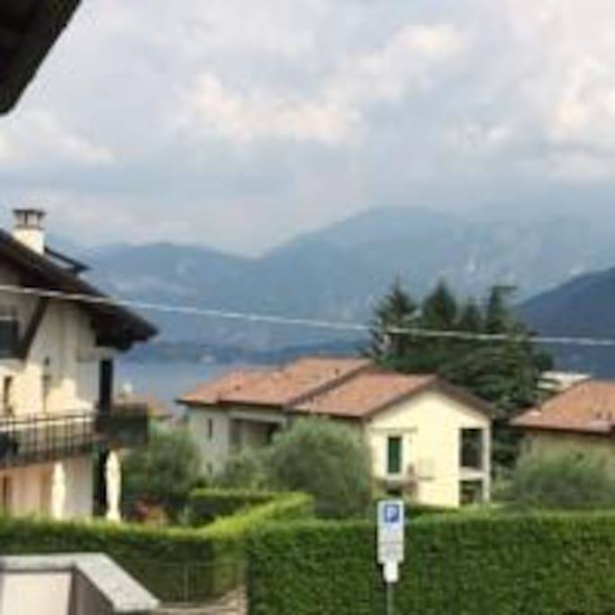 vista dal balcone