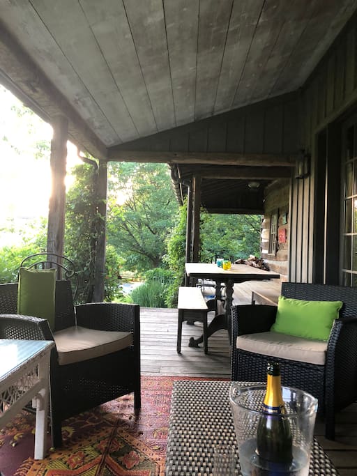 Backporch sitting area