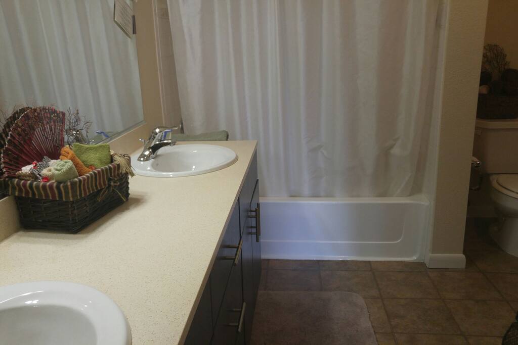 Large Double Sink Bath