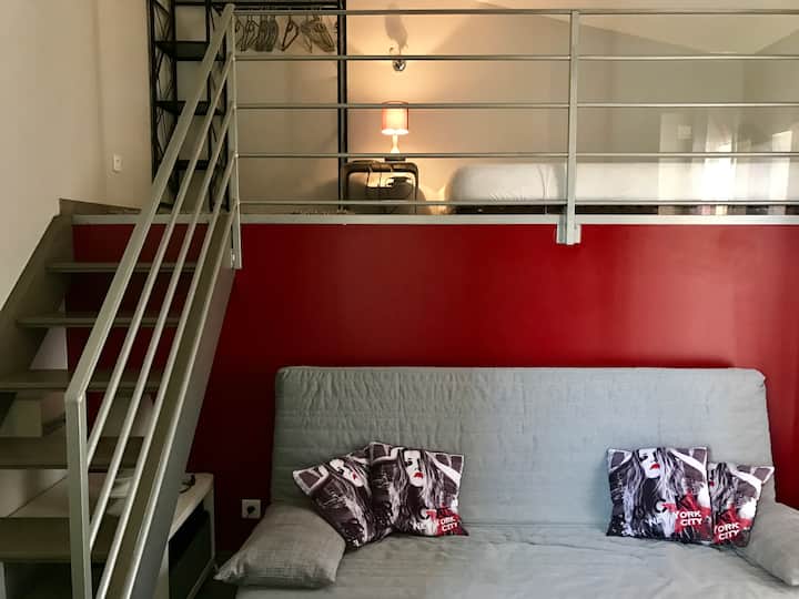 Просторот за одмор со мезанинот