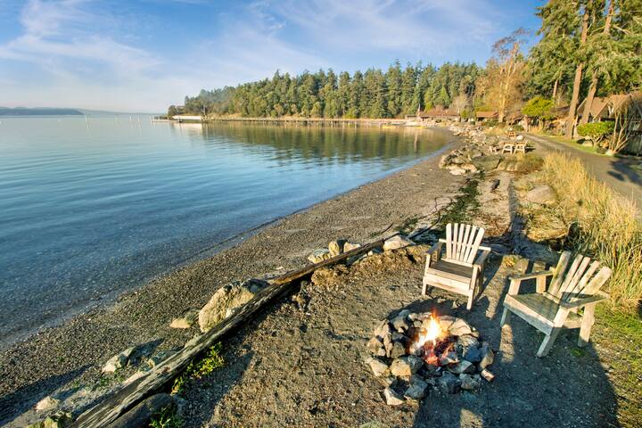 Beach Cabin 2br Beach Fire Pit West Facing Cabins For Rent