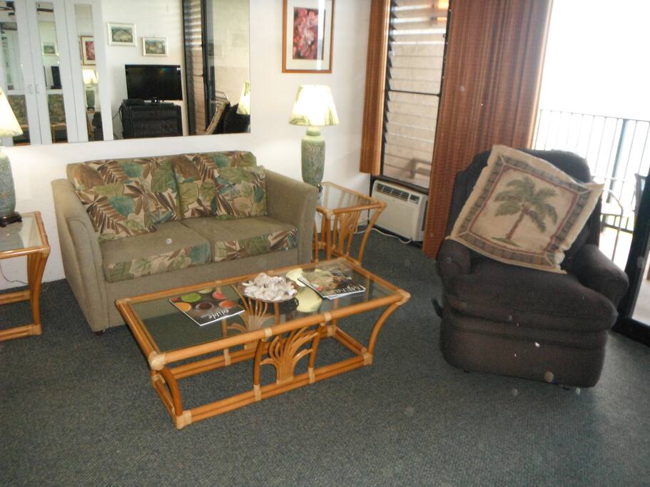 Love seat and recliner