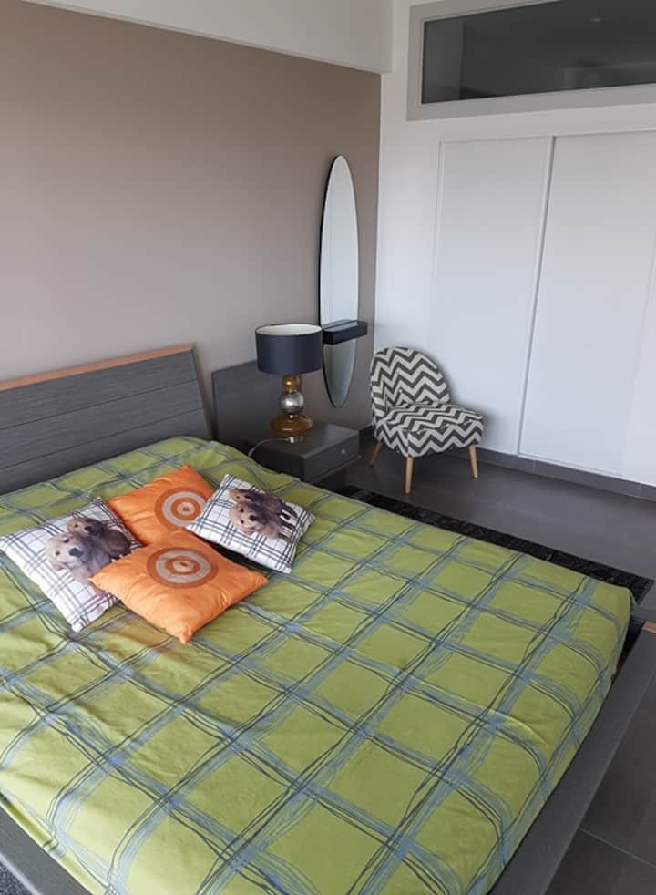 Chambre (lit king size 160x200).
