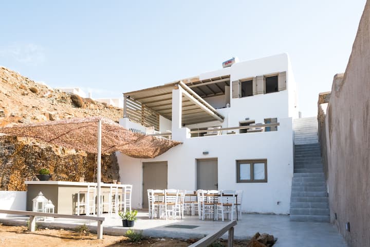 Spacious Villa With Outdoor Jacuzzi, Sea View, Pool View - Breakfast Ink - Mykonos