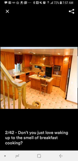 Kitchen view from Stairs