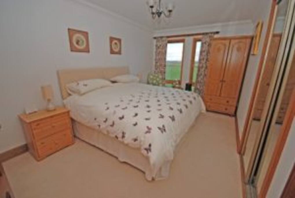 Zip link bed in main bedroom