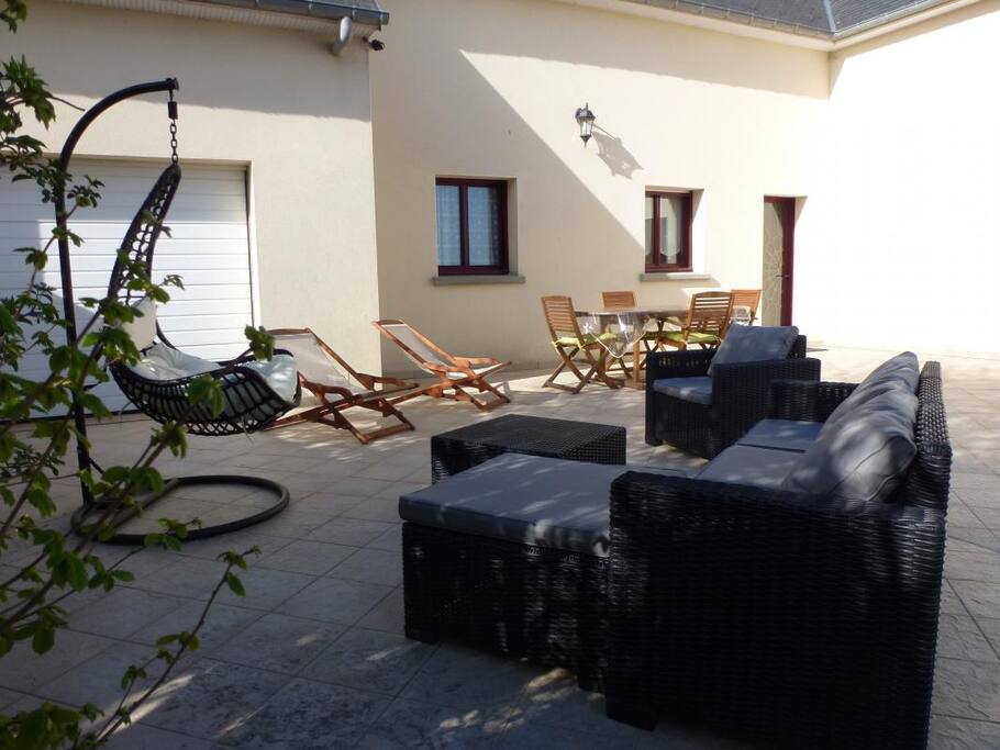 La terrasse pour profiter de l'été