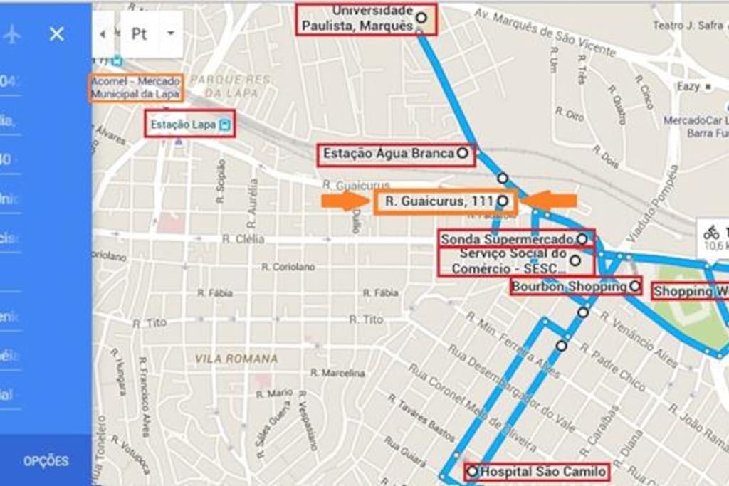 Nearby places