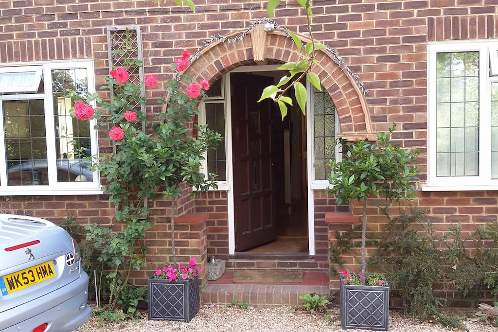 The entrance