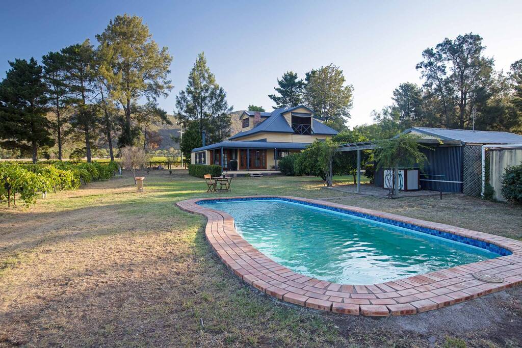 The Main House and Pool