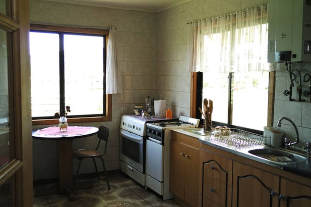 Cocina disponible para su uso