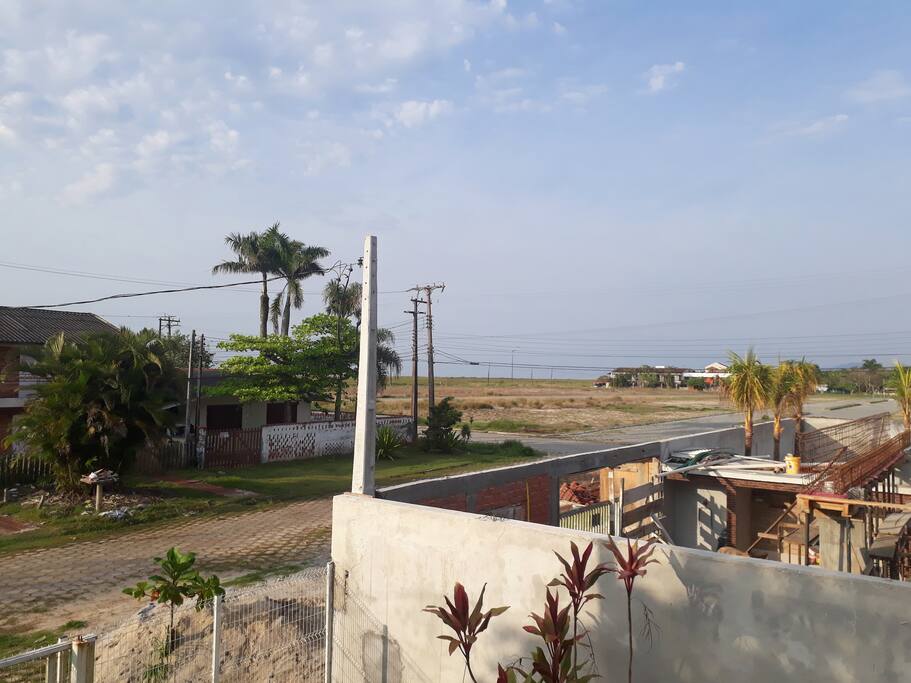 Visão parcial da praia