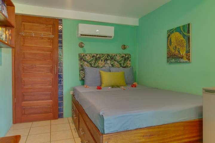 Garden Room-Queen bed, air con, wifi, bikes & pool
