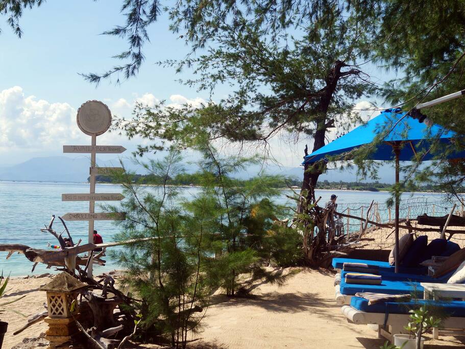 Front, Lounger, Ocean and Lombok View