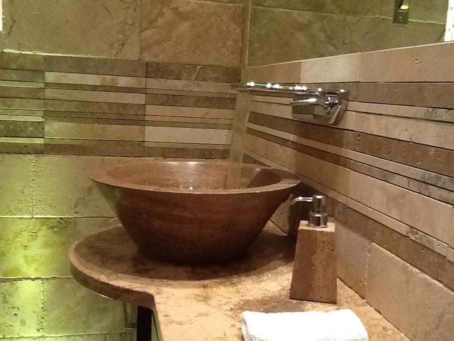The luxury private bathroom