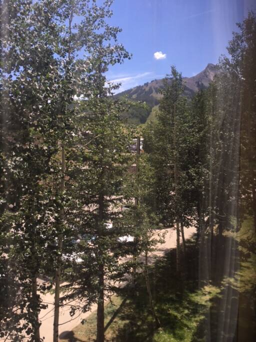 A little peak of The Butte from the room