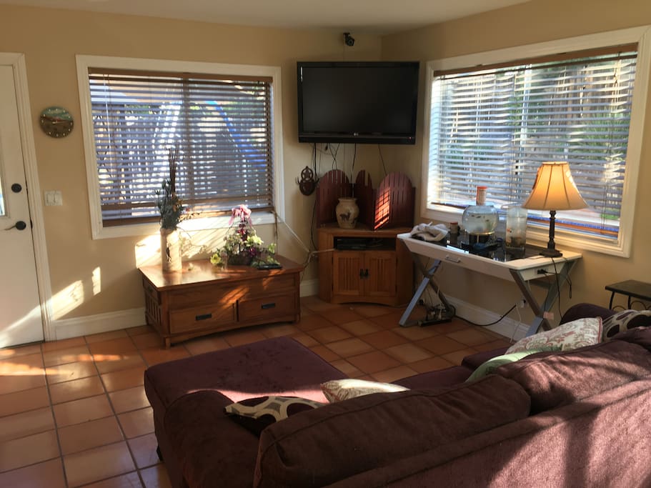 Den just outside your bedroom doors