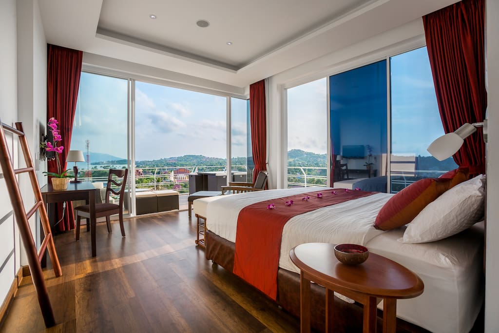 Sunrise is beautiful from the master bedroom.
