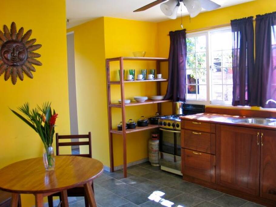 Fully equipped kitchen