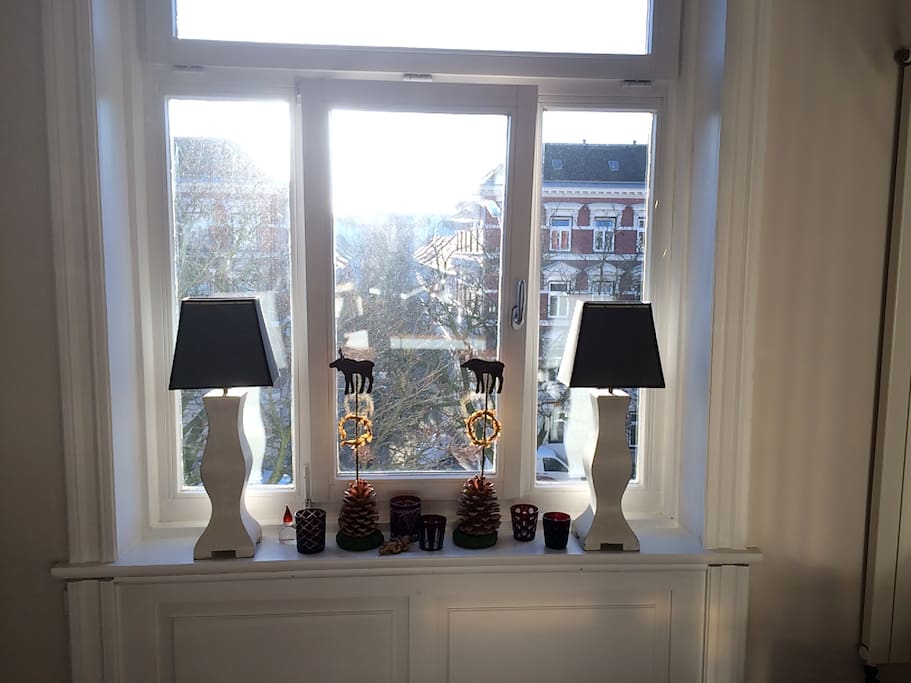 Blick auf Eppendorfer Altbauten