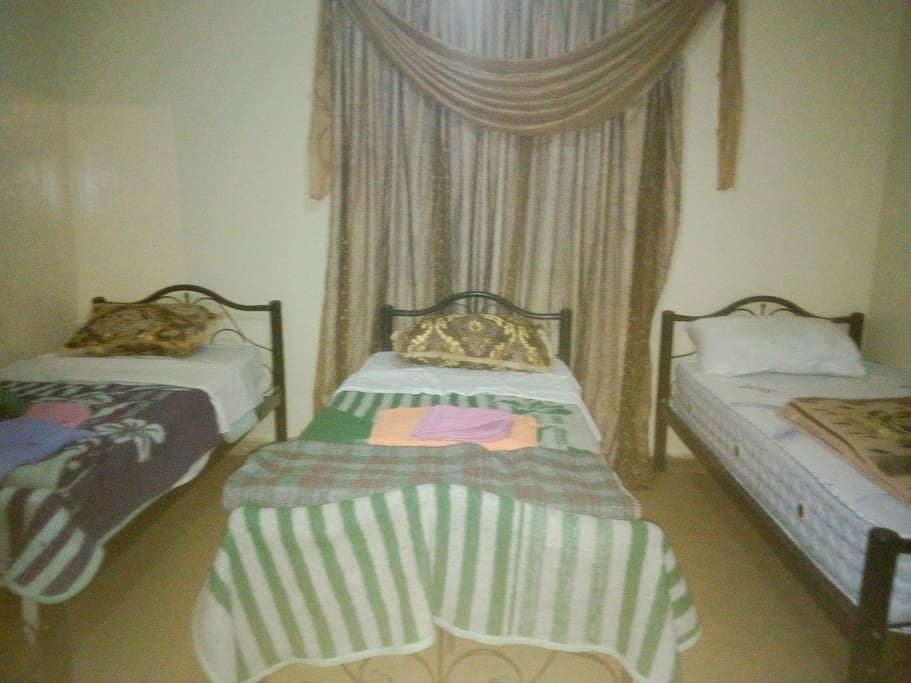 The bed room