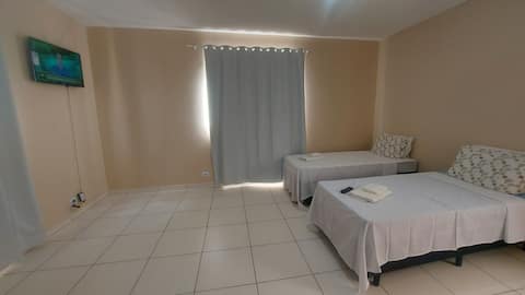 Max suite 5_kitnet apartment with Wi-Fi and smartTV