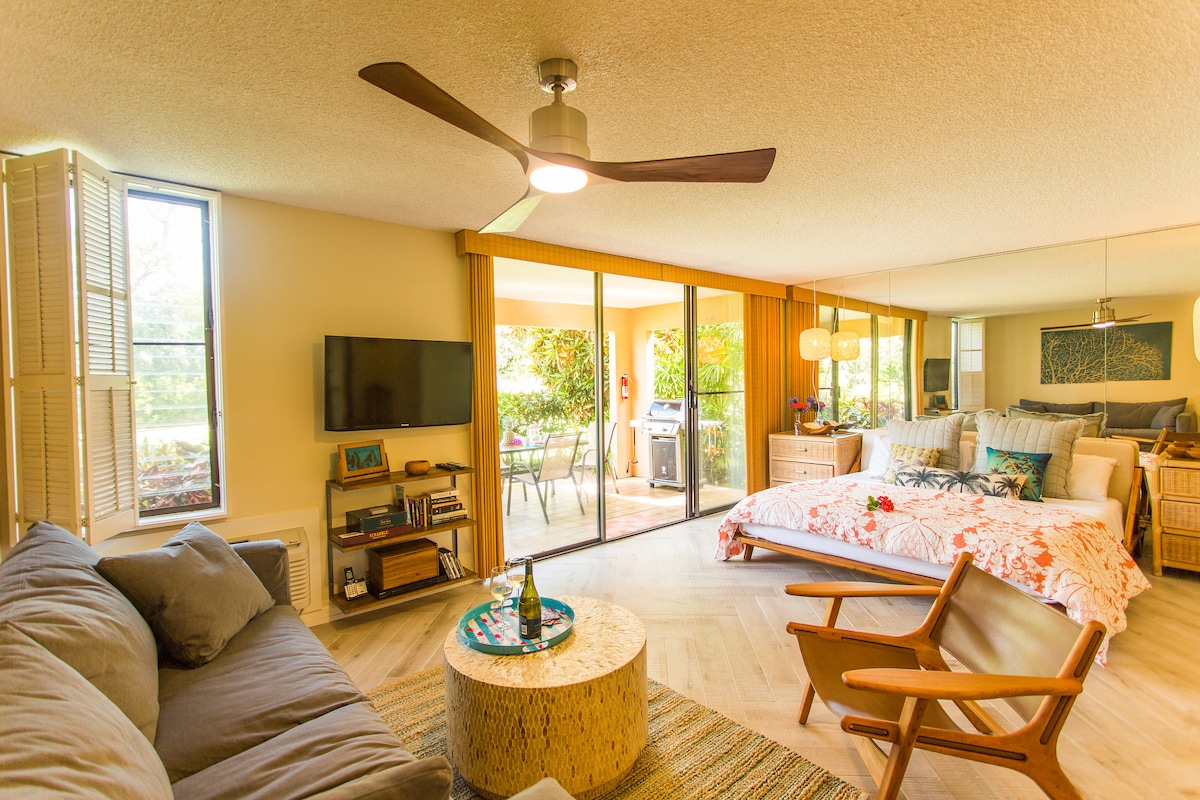 Top Airbnb: Ekahi Ocean Studio: Wailea Paradise by the Beach in Wailea