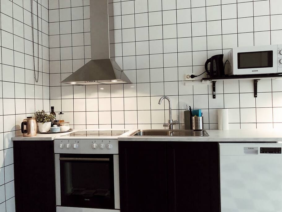 The kitchen.