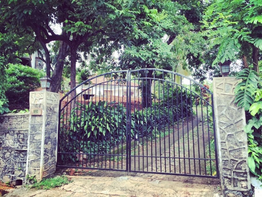 Secure, gated entrance