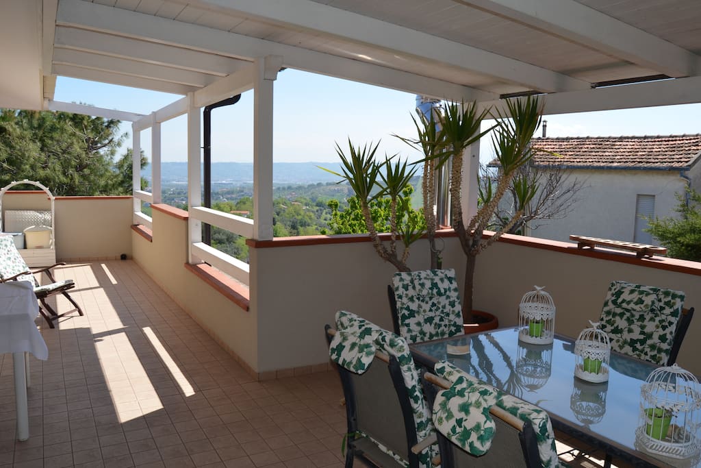 zona pranzo terrazza