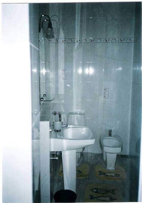 private washroom in apartment