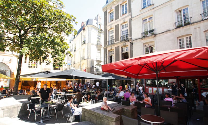 Nest under the roofs in the heart of Nantes